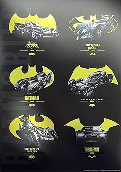 Amazon.co.jp: バットマン85周年 メタリックポスター